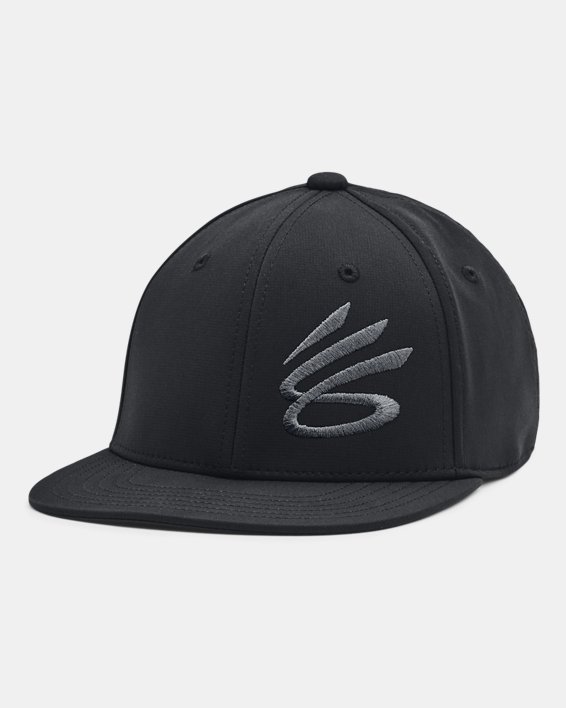 Boys' Curry Flat Brim Hat, Black, pdpMainDesktop image number 0